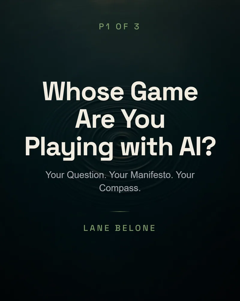 Whose Game Are You Playing with AI? cover
