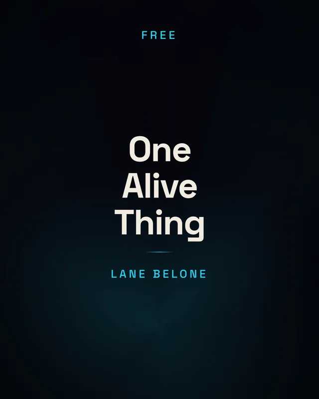 One Alive Thing cover